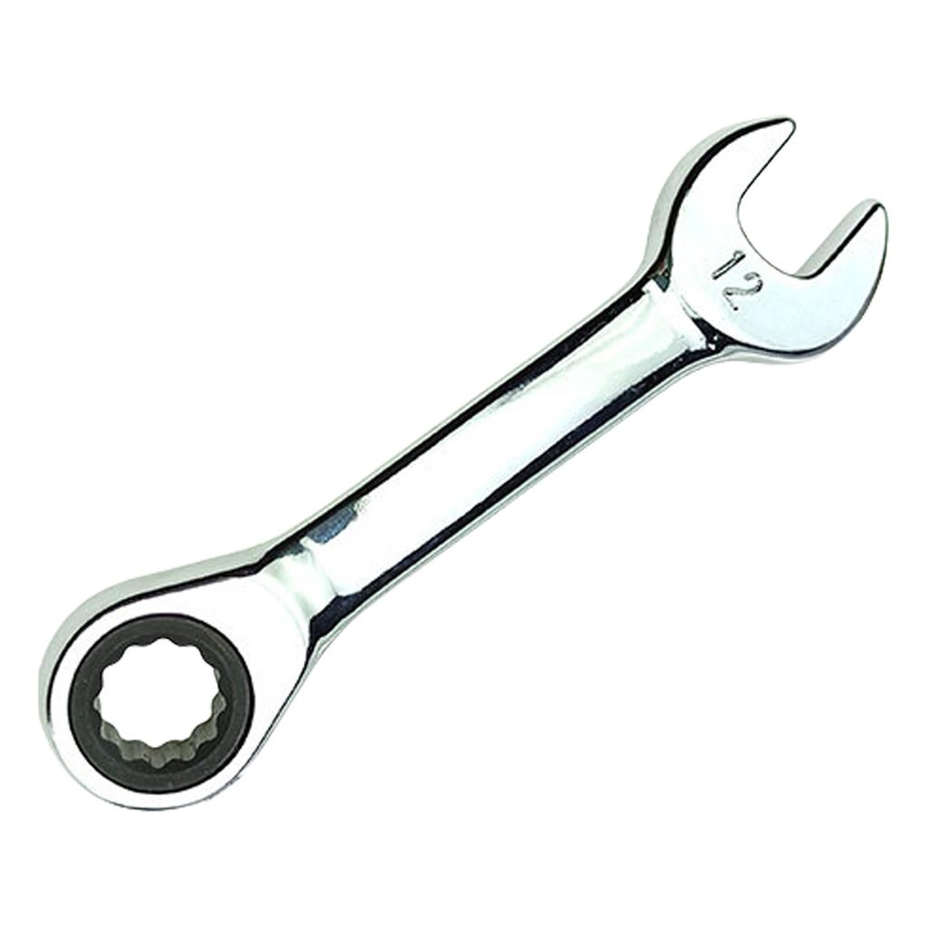 Ratchet Socket Wrench 8-18mm Short Handle Ratchet Wrench Combination Wrench Quick Open Spanner Hand Repair Tool