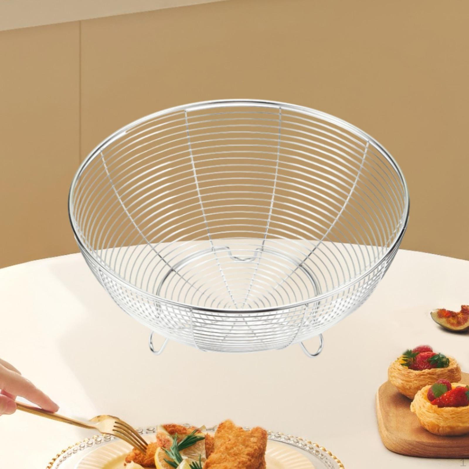 

Настольная фруктовая чаша и корзина для овощей, круглая подставка-держатель для фруктов и лука 26cm