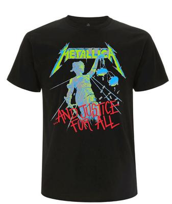 Metallica e Justice For All James Hetfield T-shirt unisex