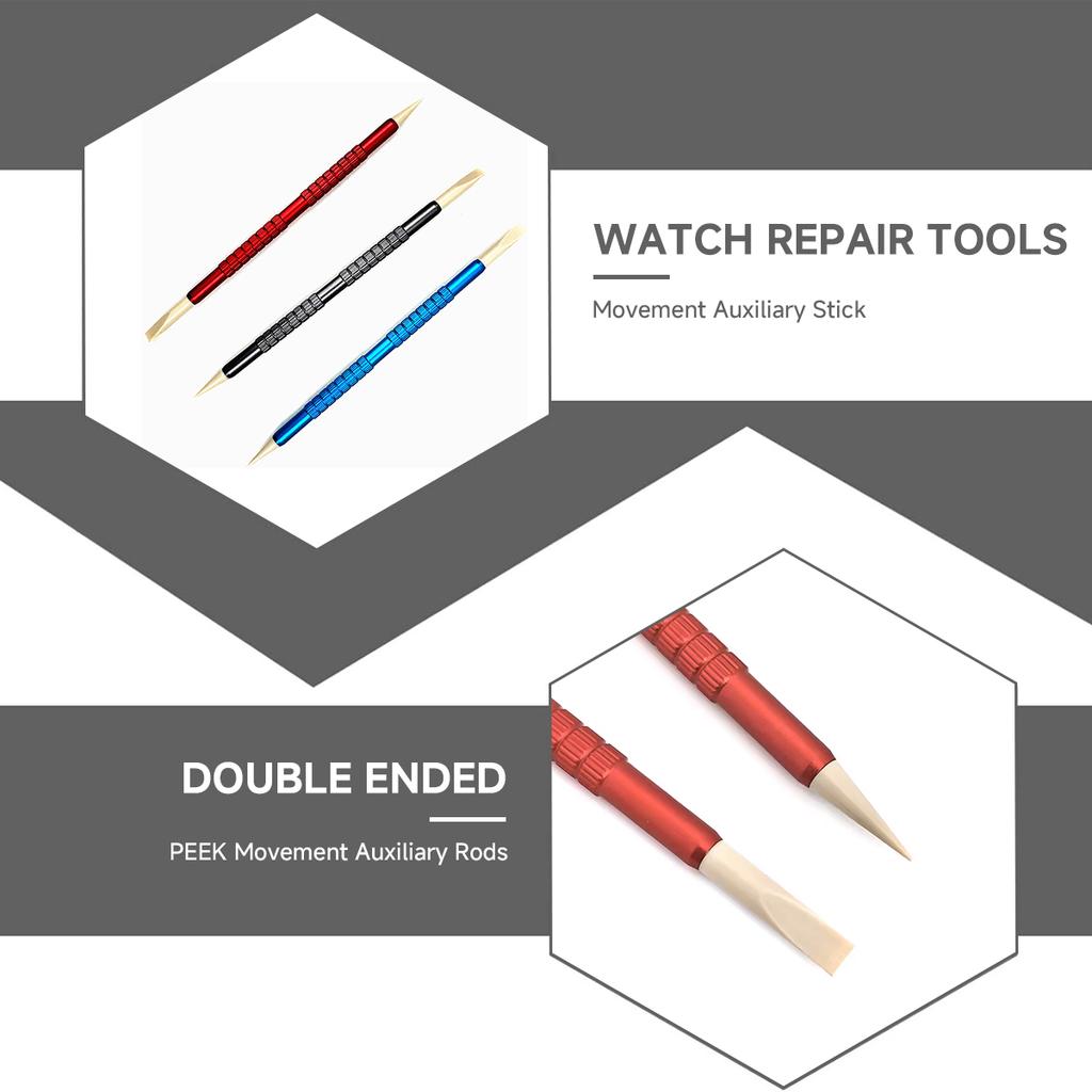 NEW Stick with Auxiliary Movement Core Clamp Watch Dial Cleaning Pen Watchmaker Watch Repair Tool