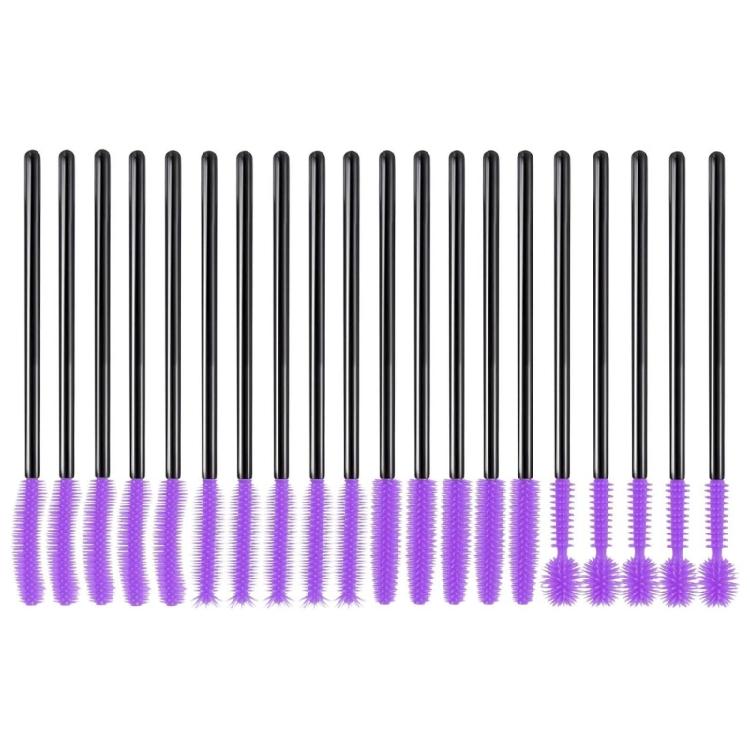 

20Pcs Sewing Machines Brush Silicone Sewing Machine Brushes with Ergonomic Plastic Handle for Dust and Fiber Removal фиолетовый
