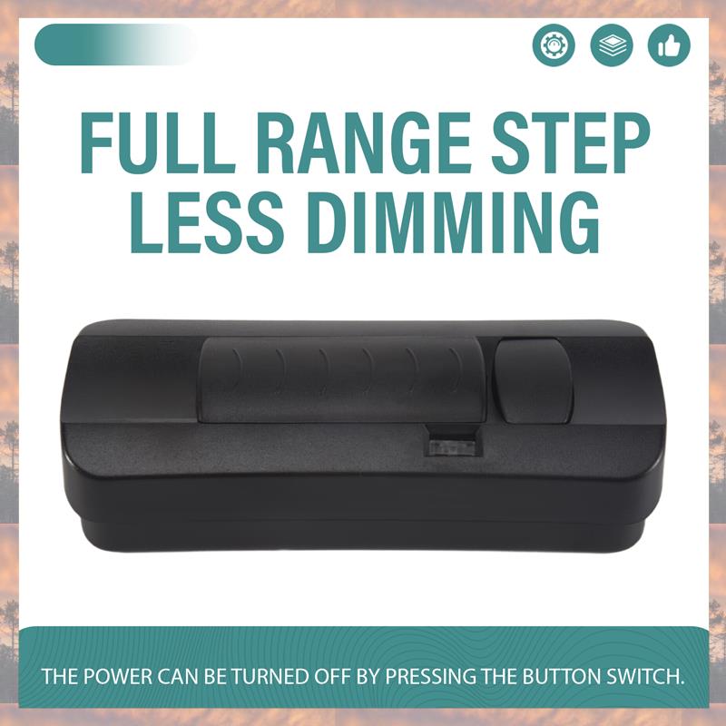 2025 Trend 220V Foot Dimmer Switch Foot Operated LED Dimmer Switch Full Range Inline Slide Control Switch For Floor Lamp / LED L