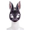 1 Pcs Halloween Mask Rabbit Mask Half Face Mask Eye Mask Adult Mask Party Cosplay Mask