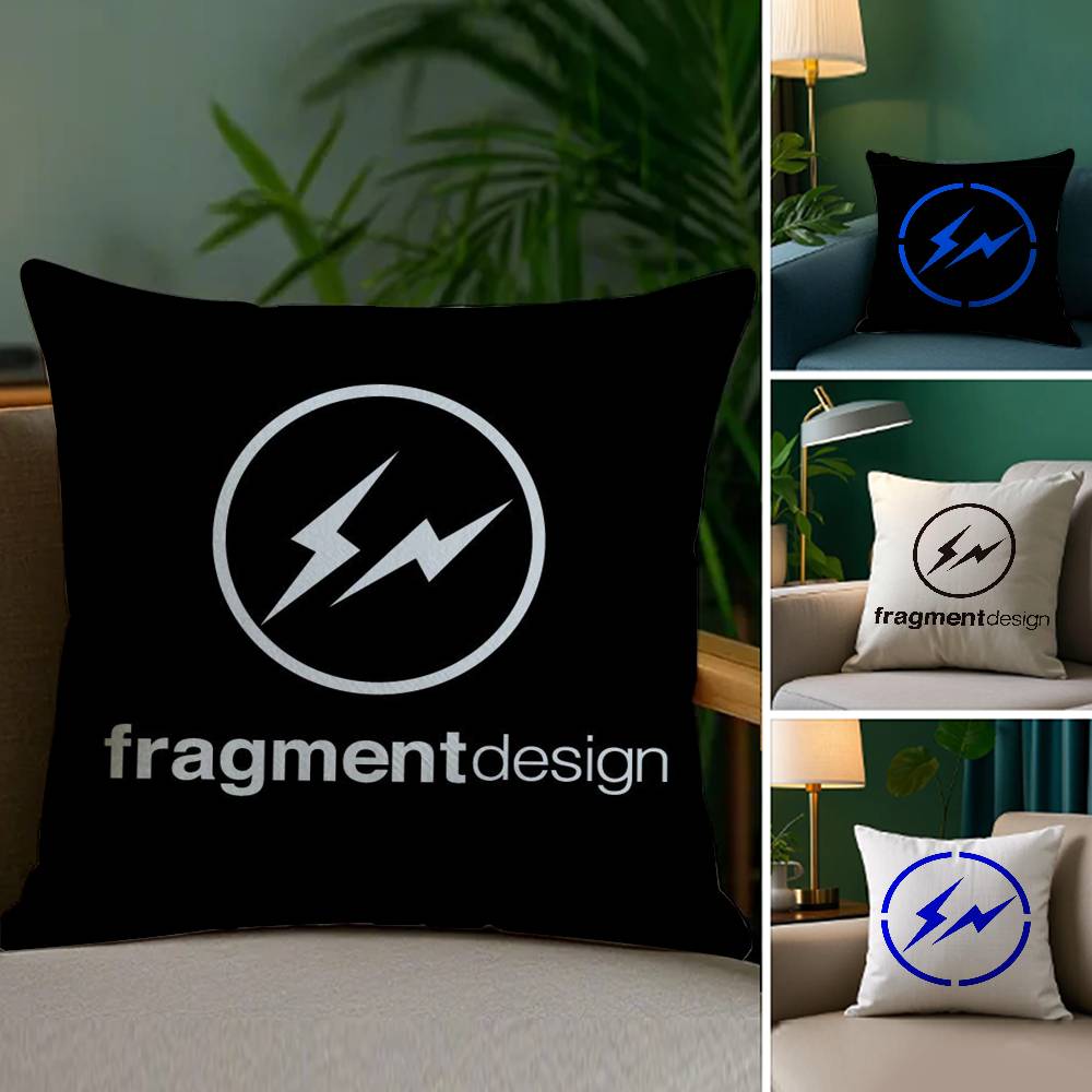 Lightning F-Fragment Design Pillow Case Sofa Living Room Bedroom Double-sided Printing Square Cushion Nap Time Cushion Cover