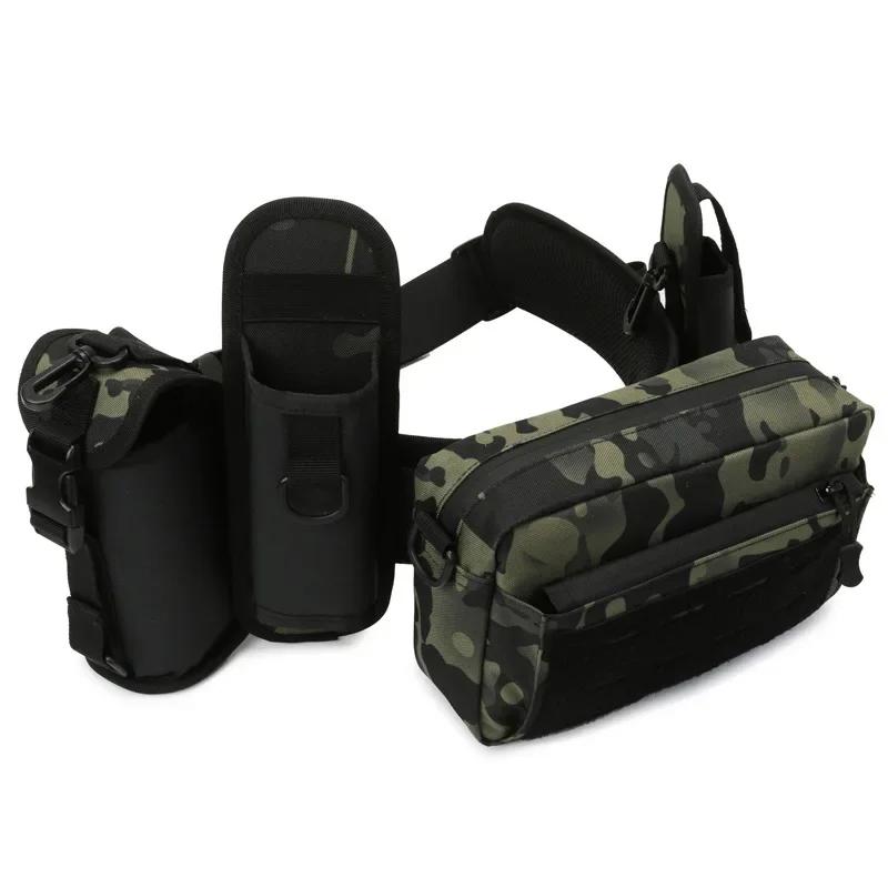 Outdoor Hiking Climbing Bag Insert Fishing Rod Riding Lure Pack Sports 2024 New Waist Bags Chest Belt Camping Men Male bolsos