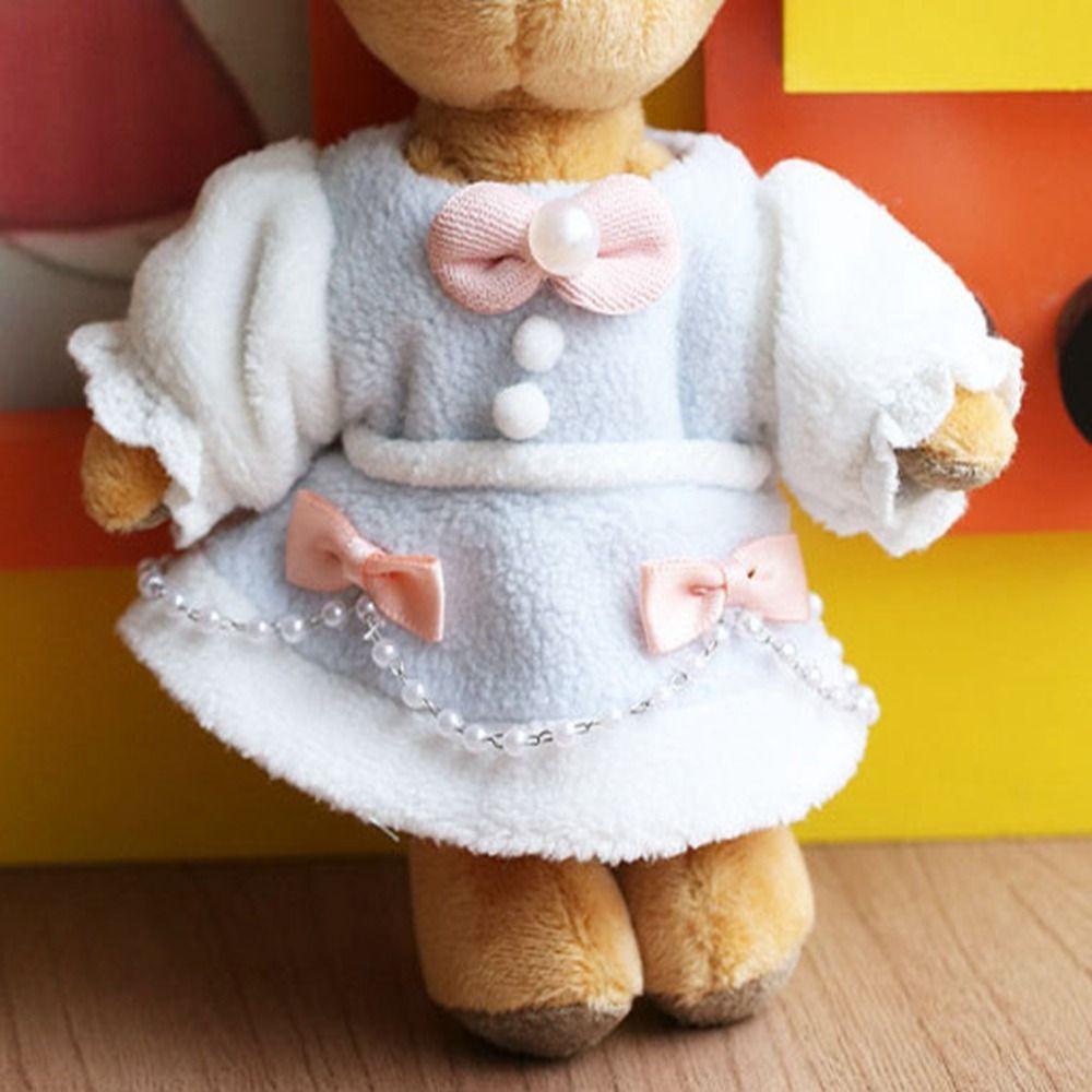 With Headband Decoration Doll Lovely Clothes Cute Fashion Dresses Skirt  For 10cm Cotton Doll