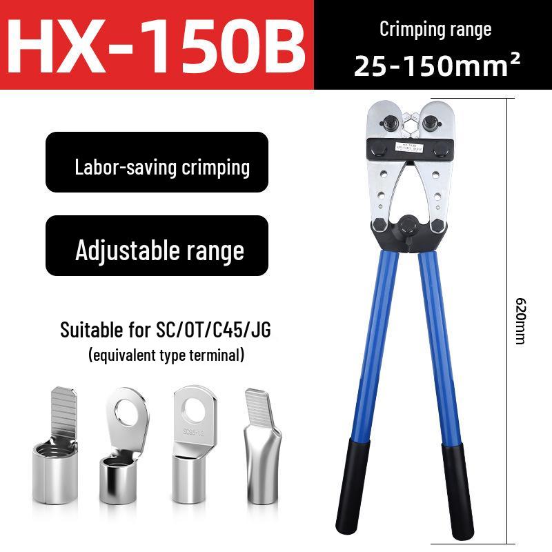 HX-50B Copper Lug Wire Crimping Pliers for SC/JG/UT/OT Terminals