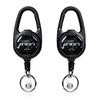 Stretchable Keychain with Elastic Pull Cord  Easy-to-open Snap  Anti-loss Feature  Extended Cord  High Resilience  Easy-to-open Keychain
