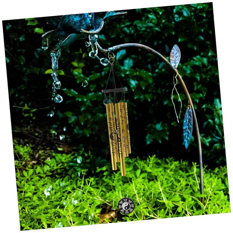 Medium Bagua Wind Chime Pendant Retro Metal Wind Chime Lucky Good Luck Wind Chimes