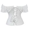 Shaping clothes, one shoulder, lace mesh, short sleeved corset, sexy and fashionable stage performance, shaping top, bone clothes