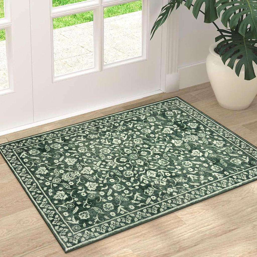 American Retro Dustproof Entryway Door Mat - Dirt-Resistant Foot Mat