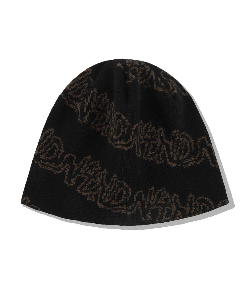 NOT4NERD N4Nd Monogram Jacquard Beanie - Black