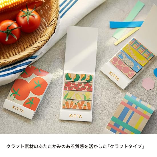 KING JIM Masking Tape KITTA Craft Yasai KITPP011