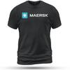MAERSK Transport Logo T-shirt Grappige Maat S-5XL