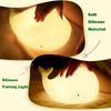 7 Colors Night Light Cute Whale Animal Silicone USB Rechargeable Nightlights Room Decorations Table LED Lamp Gifts For Children