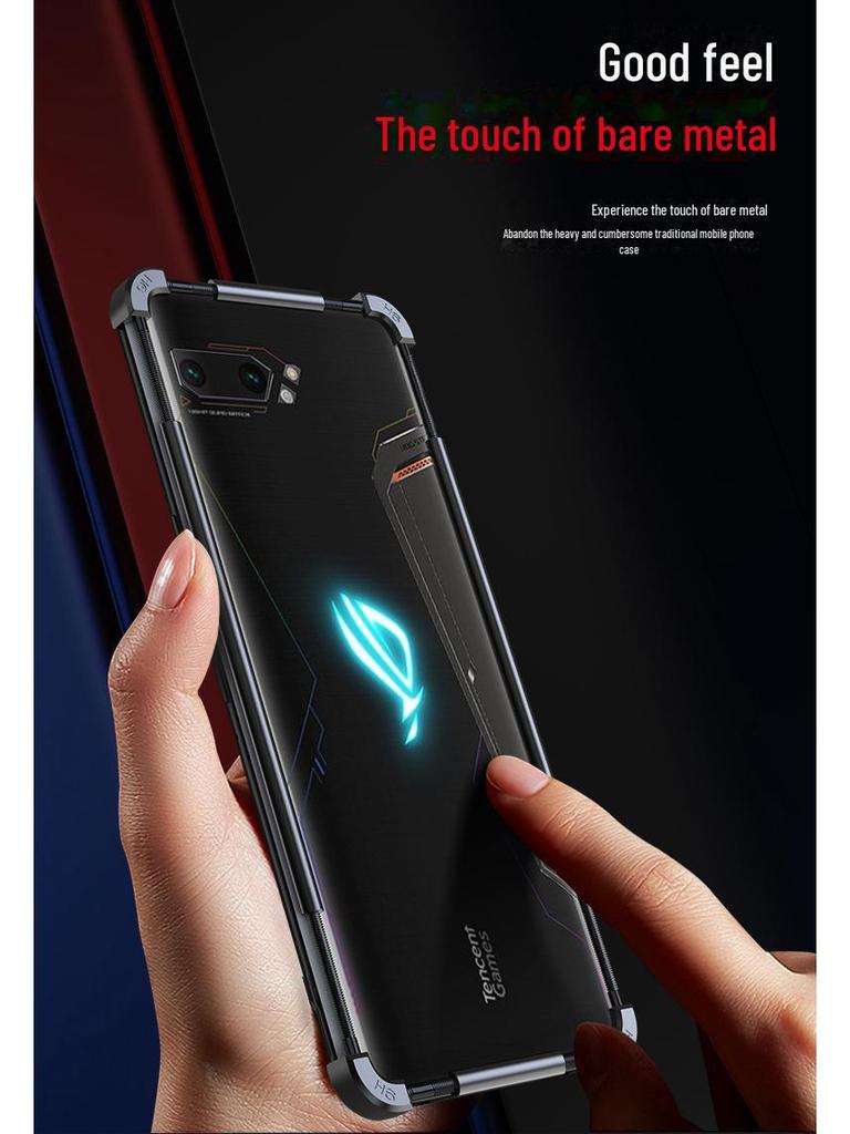 Husă cu cadru metalic pentru Asus ROG Phone 9 Pro și Zenfone 12 - Design personalizat și fără margini