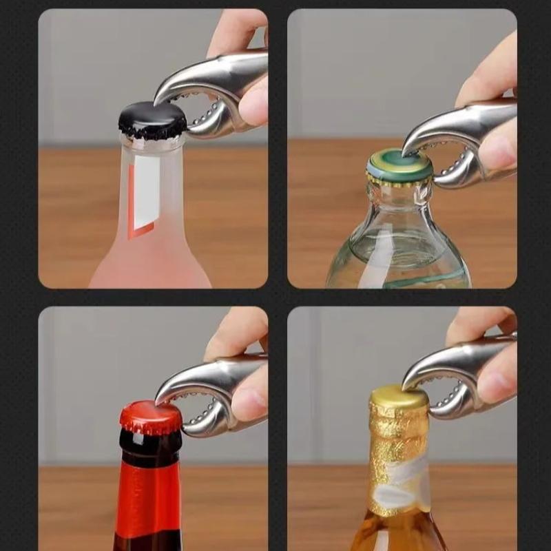 Stainless Steel Beer Bottle Opener Stainless Steel Bottle Opener Stylish Crab Claw Opener Multifunctional for Party for Men