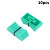 10 Stück 1x8 2x4mm Mixer Elektronische Tastatur Schiebepotentiometer Kunststoffkappe Fader-Kappe Knopf Druckknopf Buchse Druckkappe