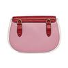 Coach Saddle 19 Color Block Pebble Leather Saddle Bag Women Bags Pink C6951-IMFFL
