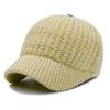 Crochet Knit Baseball Cap for Sun for Protection Brim Outdoor Sports for Snapbac