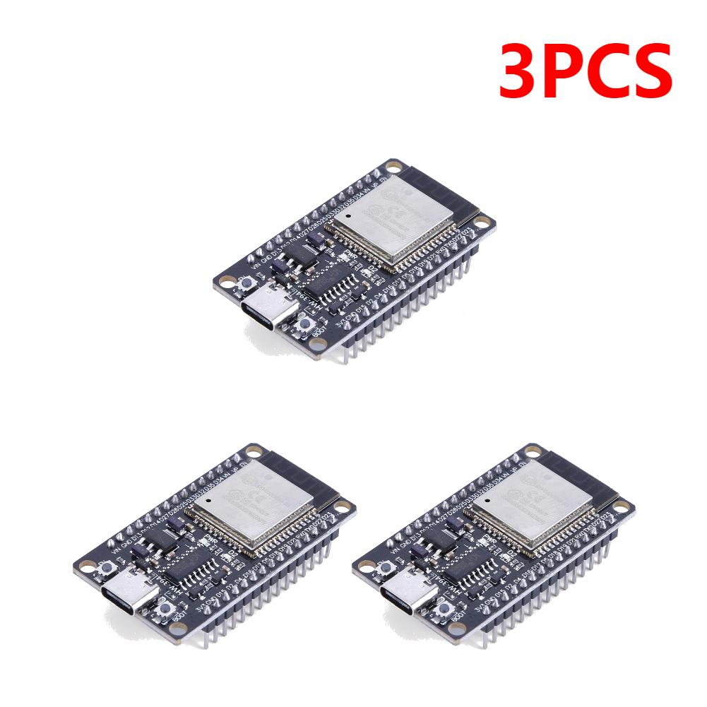 ESP32 WROOM-32 Development Board 5V USB/Type-C CH340C WiFi+Bluetooth Ultra-Low Power Consumption SPI Flash Wireless Module