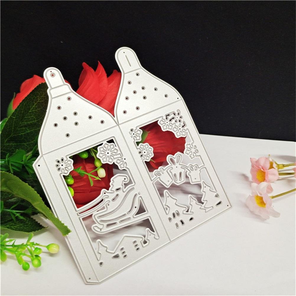 Metal Cutting Stencils Christmas Box Cutting Dies Embossing DIY Making Tools for Scrapbooking Photo
