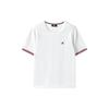New FILA Set In Sleeve T Shirt Women's Standard White F11W321402FWT