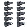 10Pcs Tarp Clips Lock Grip Tarp Clamps Pool Cover Clips Tent Fasteners Holder