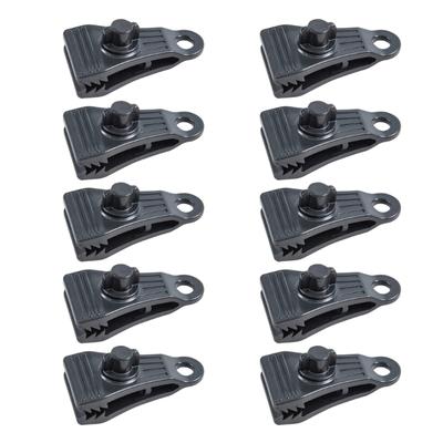 10Pcs Tarp Clips Lock Grip Tarp Clamps Pool Cover Clips Tent Fasteners Holder