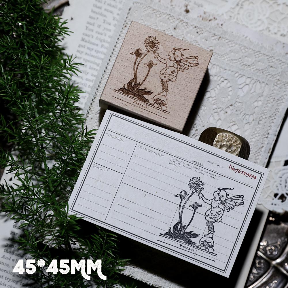 Vintage Diy Scrapbooking Stamp, Elf Realm, Salt Style, Versatile DIY, Light Retro, European and American Style