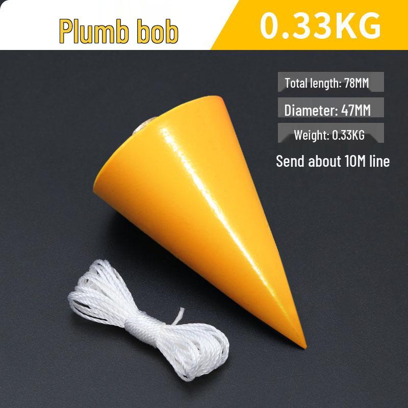 Woodworking Plumb Bob Cone, 2-10 Kg Line Weight