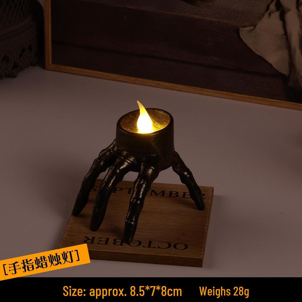 Children's Luminous Halloween Lantern: Pumpkin, Spider, and Skeleton Candle Decoration