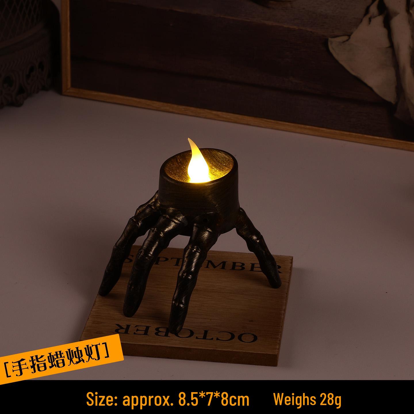 Children s Luminous Halloween Lantern: Pumpkin, Spider, and Skeleton Candle Decoration