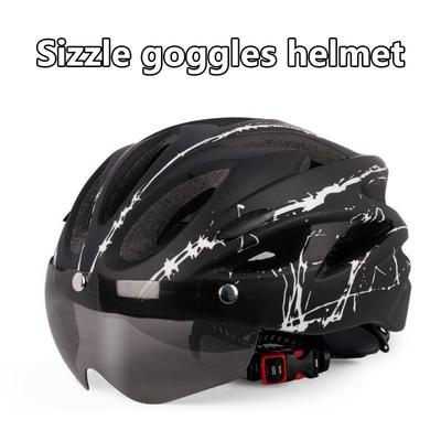 Unisex Erwachsene Ultraleicht Fahrrad Fahrradhelm Mit Schutzbrille Für Outdoor Sport Reiten Helm