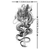 1 Sheet Dragon Temporary Tattoos For Men Women Water Transfer Tattoo Sticker Self Adhesive High Quality Fake Tatoo Arm Forearm