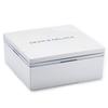 DEAN & DELUCA Three-Tiered Lunch Box, Small, White, 13.5cm Square, Bento Box, Picnic, Outdoor