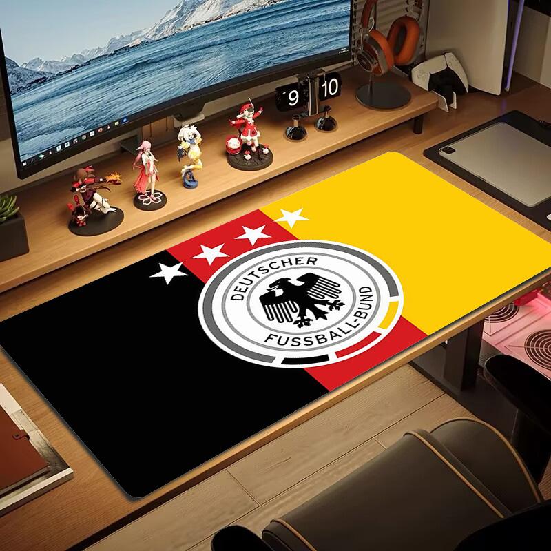 Germany National Football Team Print Cushion Non-slip Laptop Tablet Big Mousepad XXL Mat Mini PC Playmat With Lock Edge