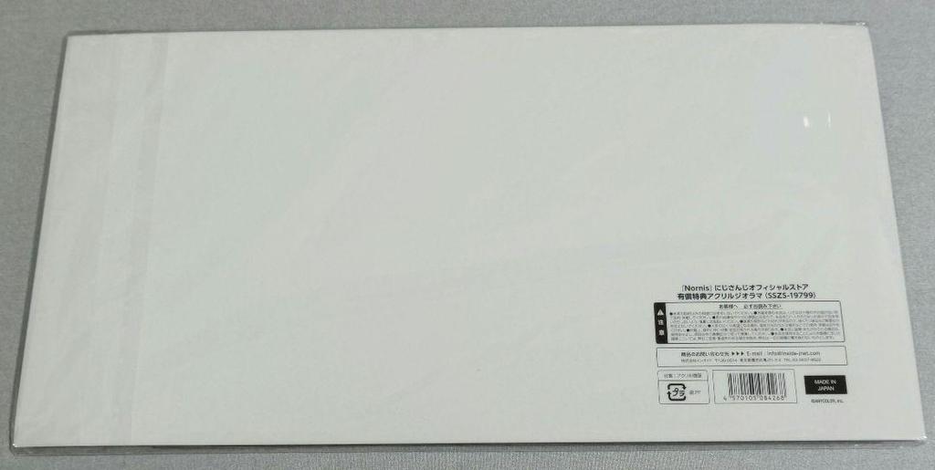 [USED] Nornis/Transparent Blue First-run Paid Bonus Acrylic Stand