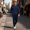 Men's Sweatshirt Suit Men's Solid Color Casual Sports Suit Sweatshirt Suit