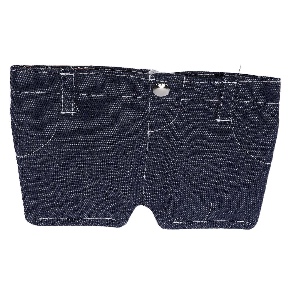 Mini Jeans Wallet Funny Portable Folding Card Holder Pocket Pants Jeans Wallet with Card Slots for Keys Cash