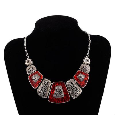 6 Farger Choker Vintage Halskjeder Kvinnersmykker