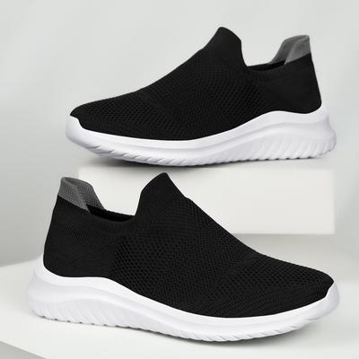 Couples Lightweight Breathable Sneakers Mesh Light Walking Breathable Summer Comfortable Casual Sock Shoes Sneakers 35-45