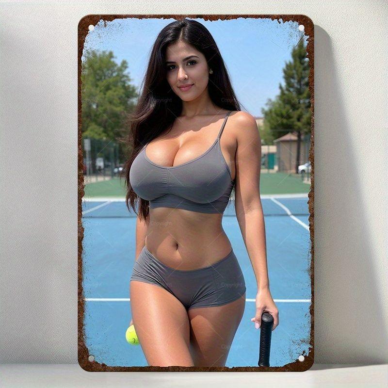 Pin-Up Girl Blechschilder, Garage Werkstatt Metalldekor 20x30cm