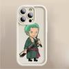 D-28 One Piece Zoro  Case for iPhone 15 14 13 12 8 Plus Samsung S24 S23 Ultra A04S A05S Huawei P40 P50 P60 Nova 11 Pro Max OPPO A17K Reno 10