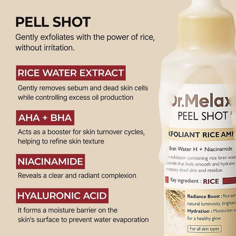 Dr.Melaxin Peel Shot Peeling Weiße Reiskapsel