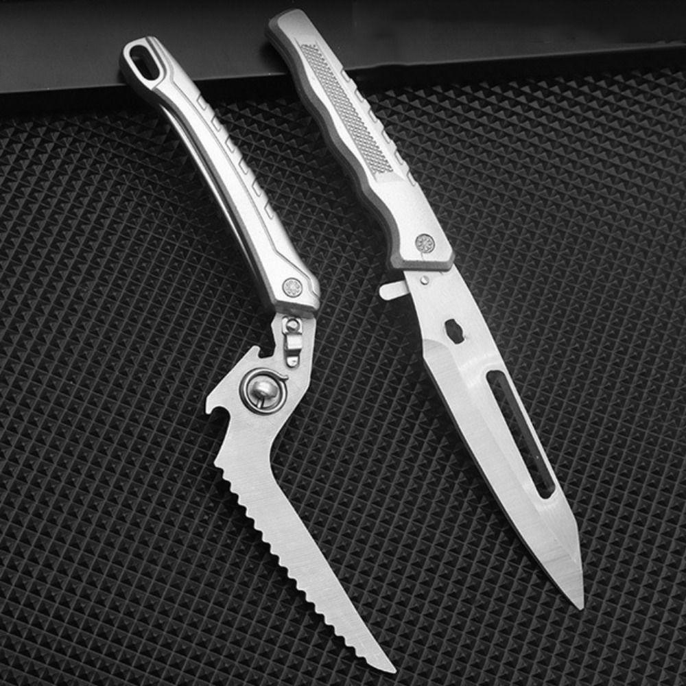 with Safety Buckle Kitchen Scissor Stainless Steel Barbecue Scissor Chicken Bone Scissor Fruit