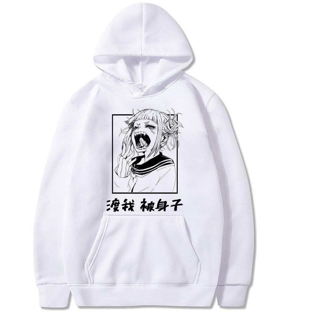 Sugoi Himiko Anime Graphic Harajuku Casual Fashion Sweatshirt Hip Hop Unisex Autumn Winter Fleece Streetwear Hoodie