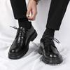 Scarpe Derby taglia 46 47 48 testa grande piedi larghi scarpe in pelle per sport abito completo