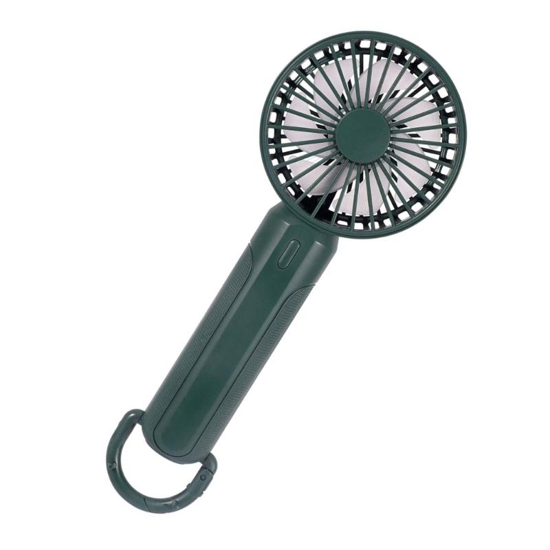 Portability Mini Fan Handheld Fan 3 Speed With LED Light Rechargeable Cooling