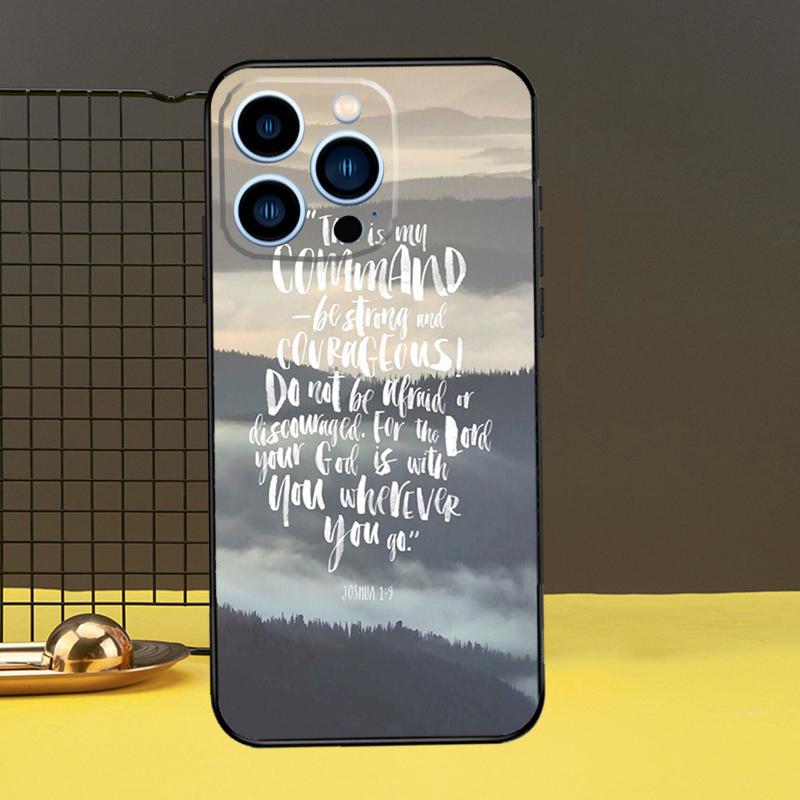 Чехол с цитатами из стихов из Библии для Apple iPhone 11 14 12 Pro Max mini XS XR X 8 7 Plus SE 2020 13 Pro Phone Cover Capa iPhone 6 6s